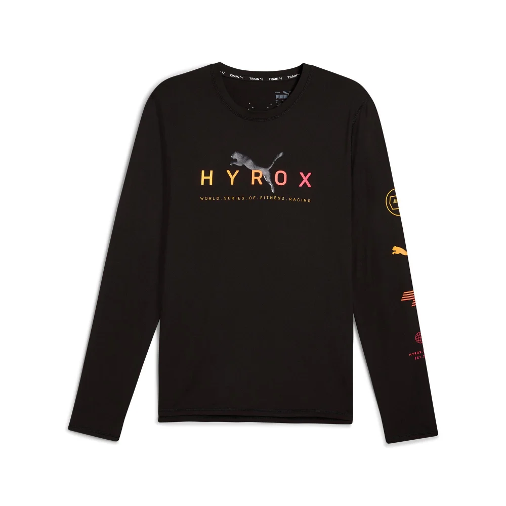 HYROX x PUMA Run Cloudspun LS Tee - Black - S Image 1