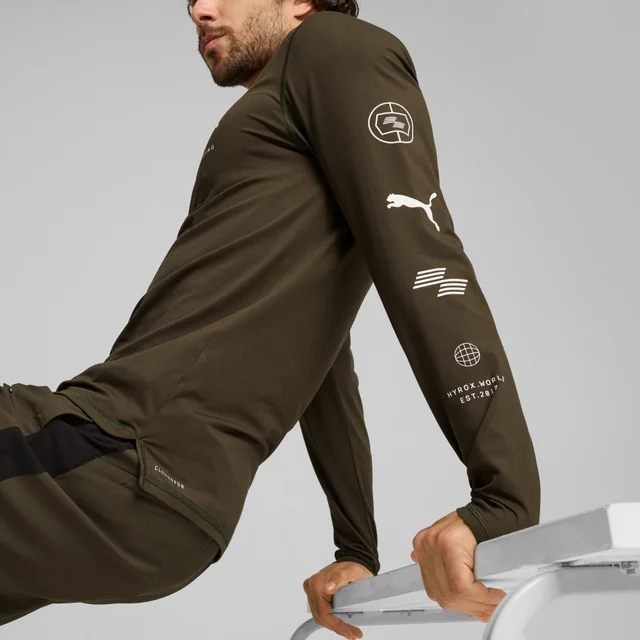 HYROX x PUMA Run Cloudspun LS Tee - Green