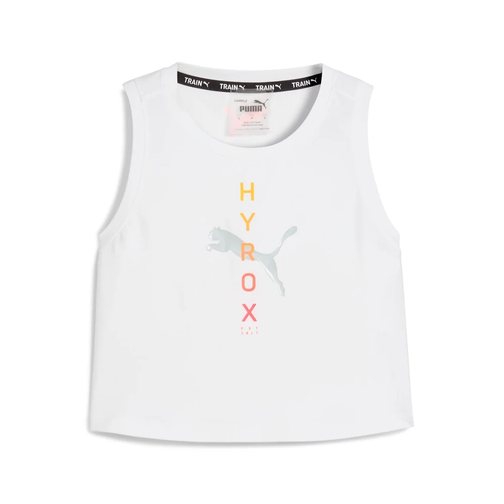 HYROX x PUMA Cloudspun Sleeveless Tank - White - L Image 1