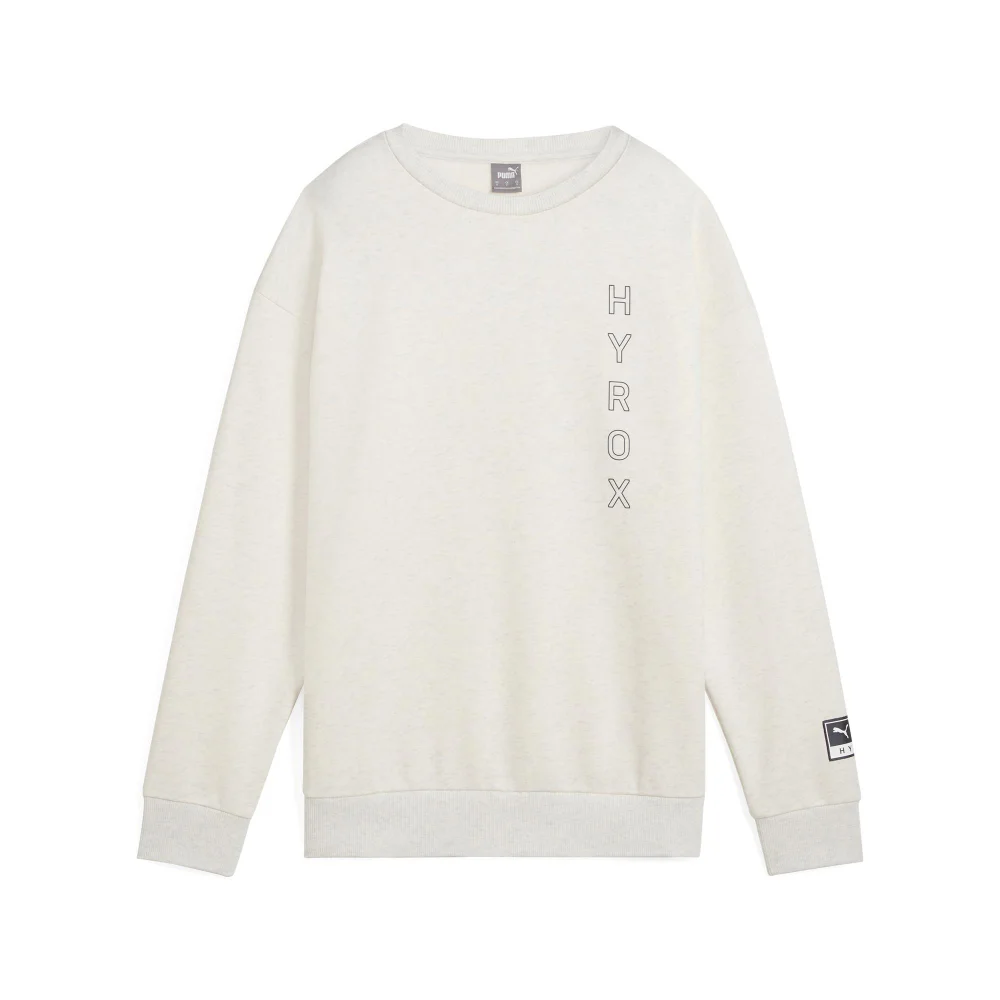 HYROX x PUMA Graphic Crew FL - White - L Image 1