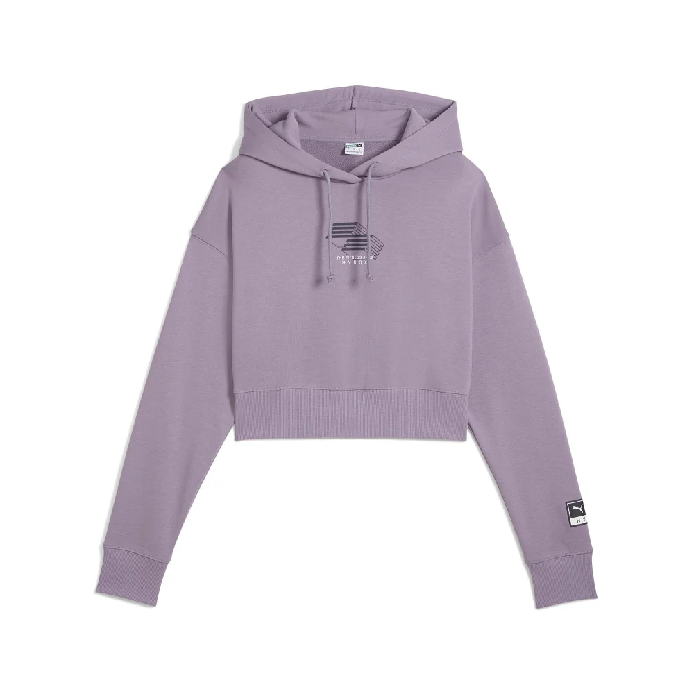 HYROX x PUMA Cropped Hoodie - Purple - S Image 1