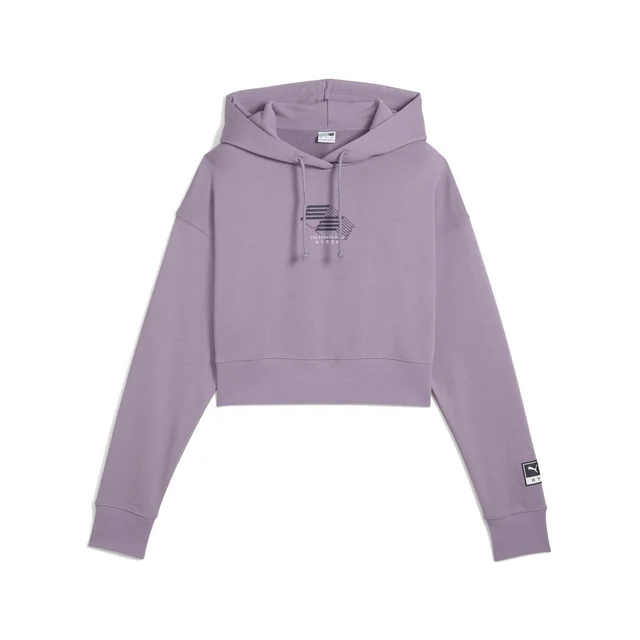 HYROX x PUMA Cropped Hoodie - Purple
