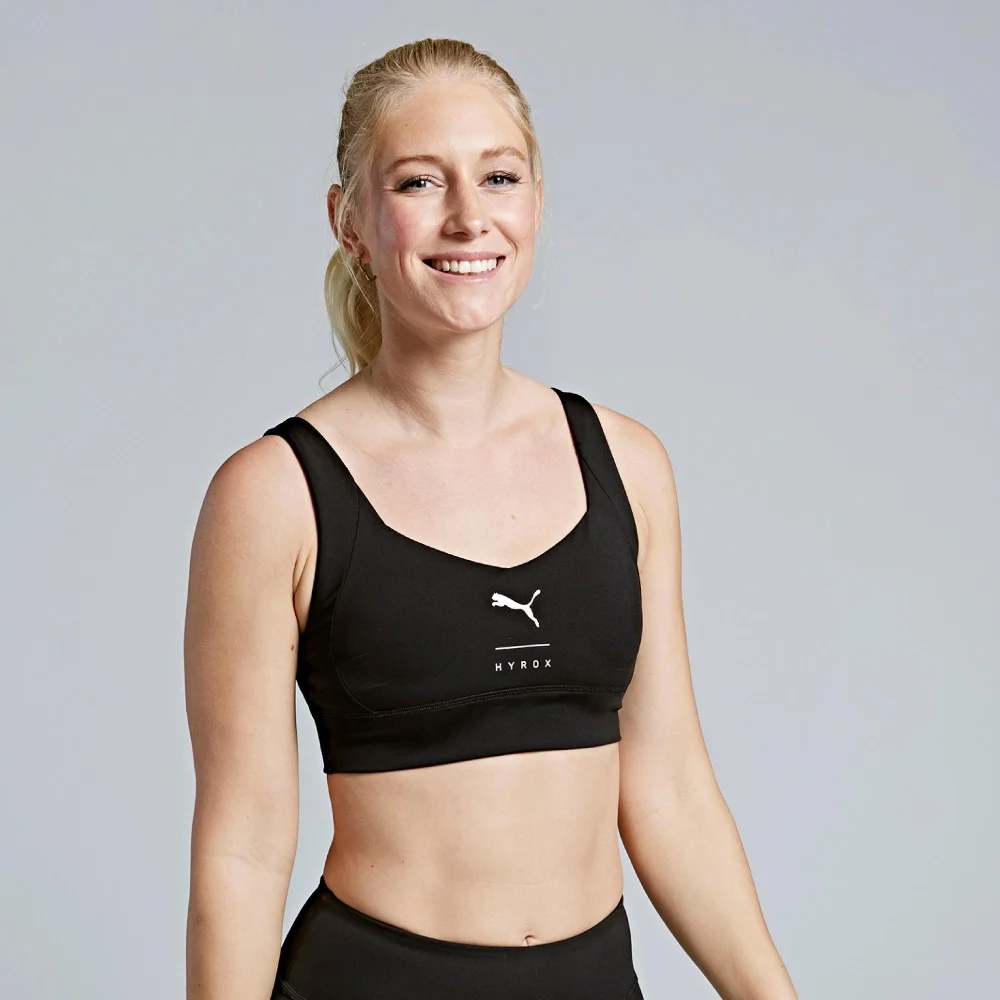 PUMA x Hyrox World PWR Bra - Black - S Image 1