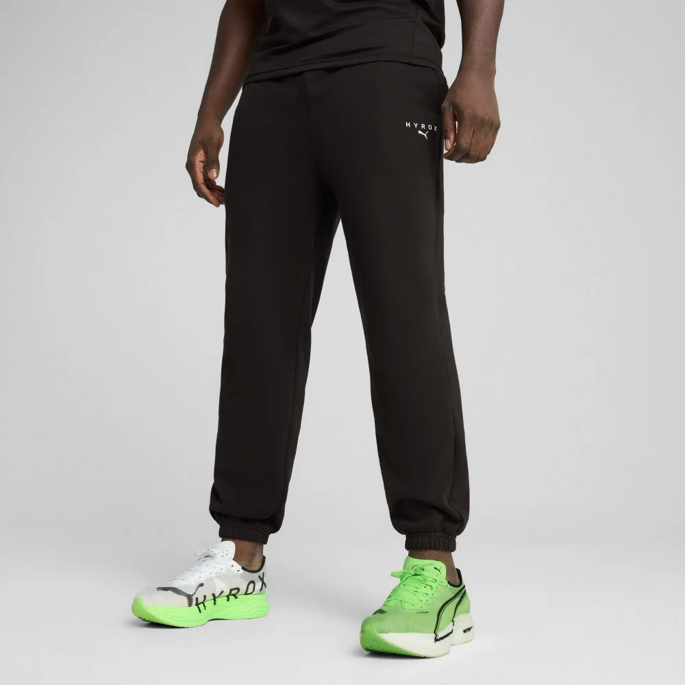 UNISEX PUMA x HYROX FLEECE SWEATPANT - Black - S Image 1