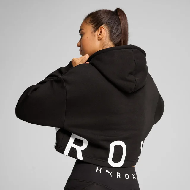 Womens PUMA x HYROX Heavyweight Hoodie - Black