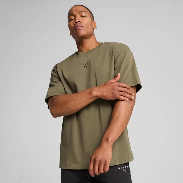 Mens PUMA x HYROX M Oversize Tee - Green
