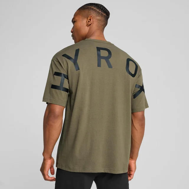 Mens PUMA x HYROX M Oversize Tee - Green