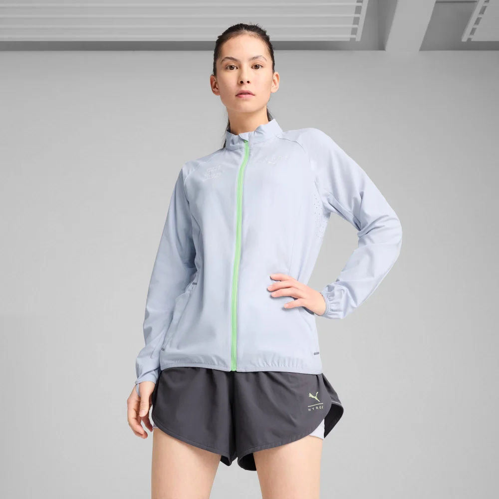 Womens PUMA x HYROX Ultraweave Jacket - Blue - S Image 1