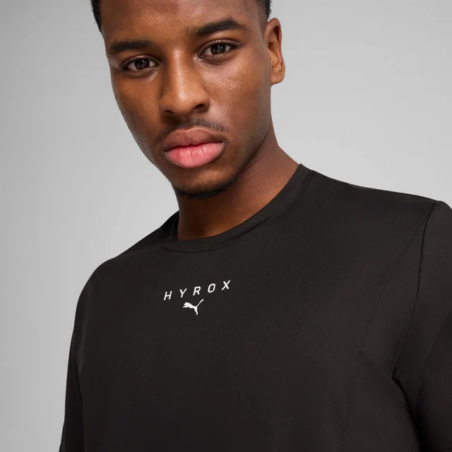 Mens PUMA x HYROX Cloudspun Tee - Black