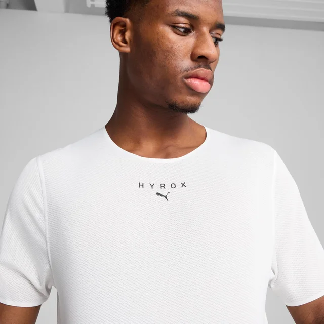 Mens PUMA x HYROX ULTRASPUN TEE - White