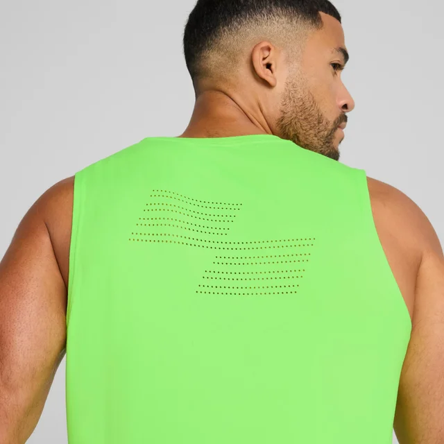 Mens PUMA x HYROX Cloudspun Tank - Green