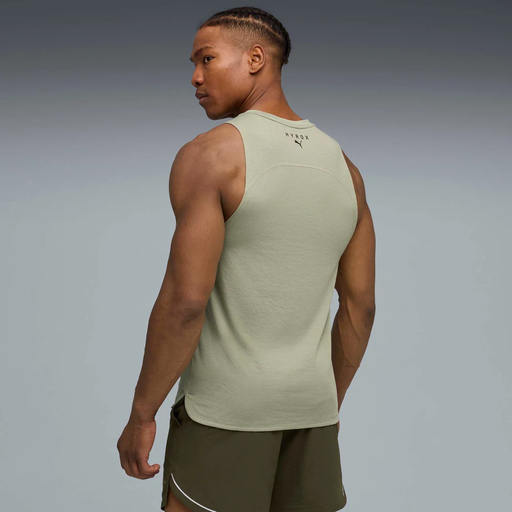 Mens PUMA x HYROX CLOUDSPUN THERMOADAPT TANK - Green - XL Image 1