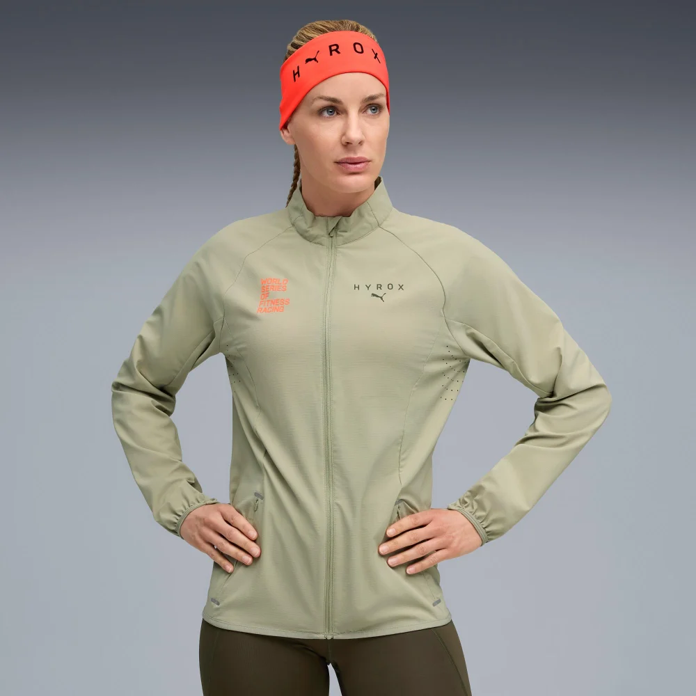 Womens PUMA x HYROX Ultraweave Jacket - Green - S Image 1