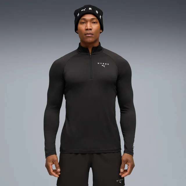 MEN'S 1/4 ZIP - black