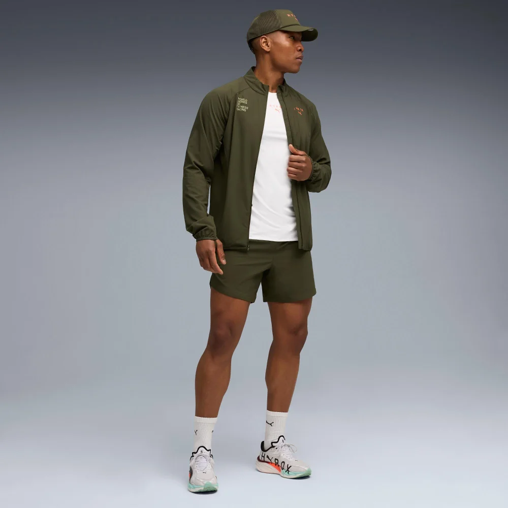 Mens PUMA x HYROX Ultraweave Jacket - Green - S Image 1