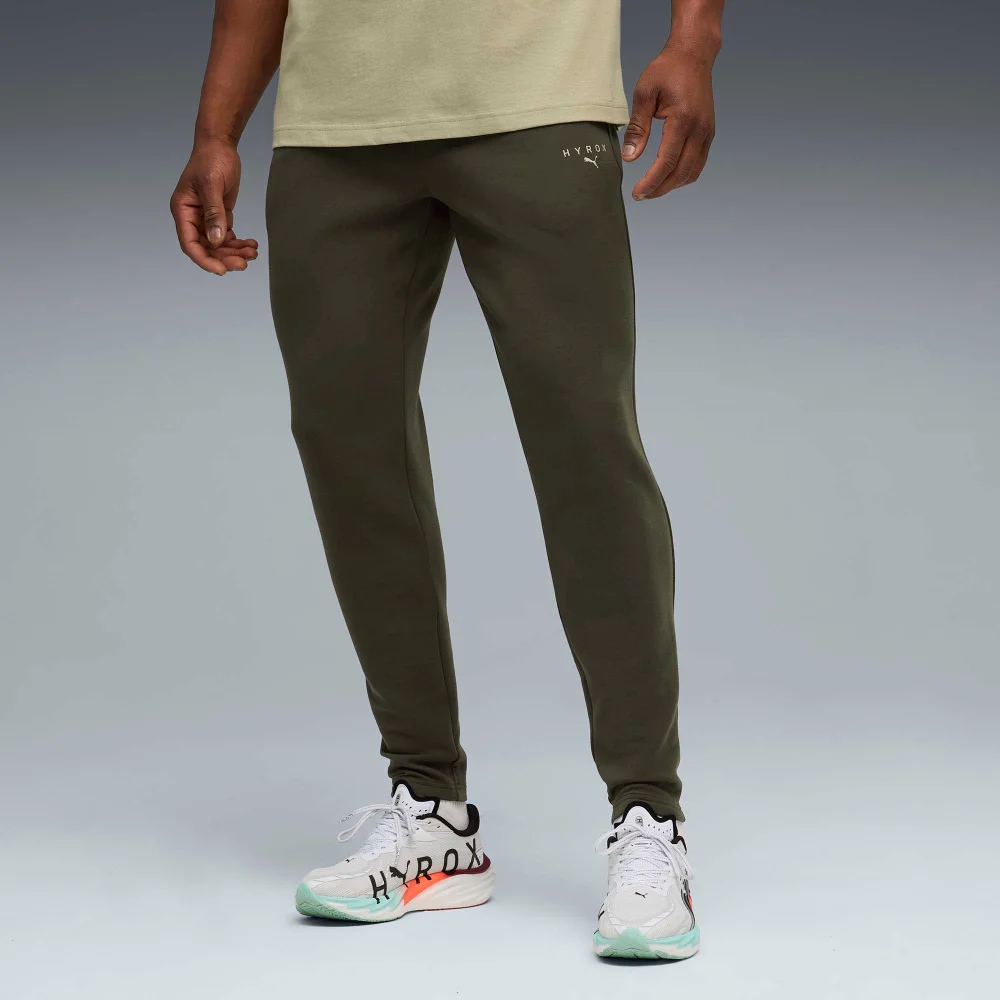 Mens PUMA x HYROX CLOUDSPUN ELEVATED PANT - Green - S Image 1