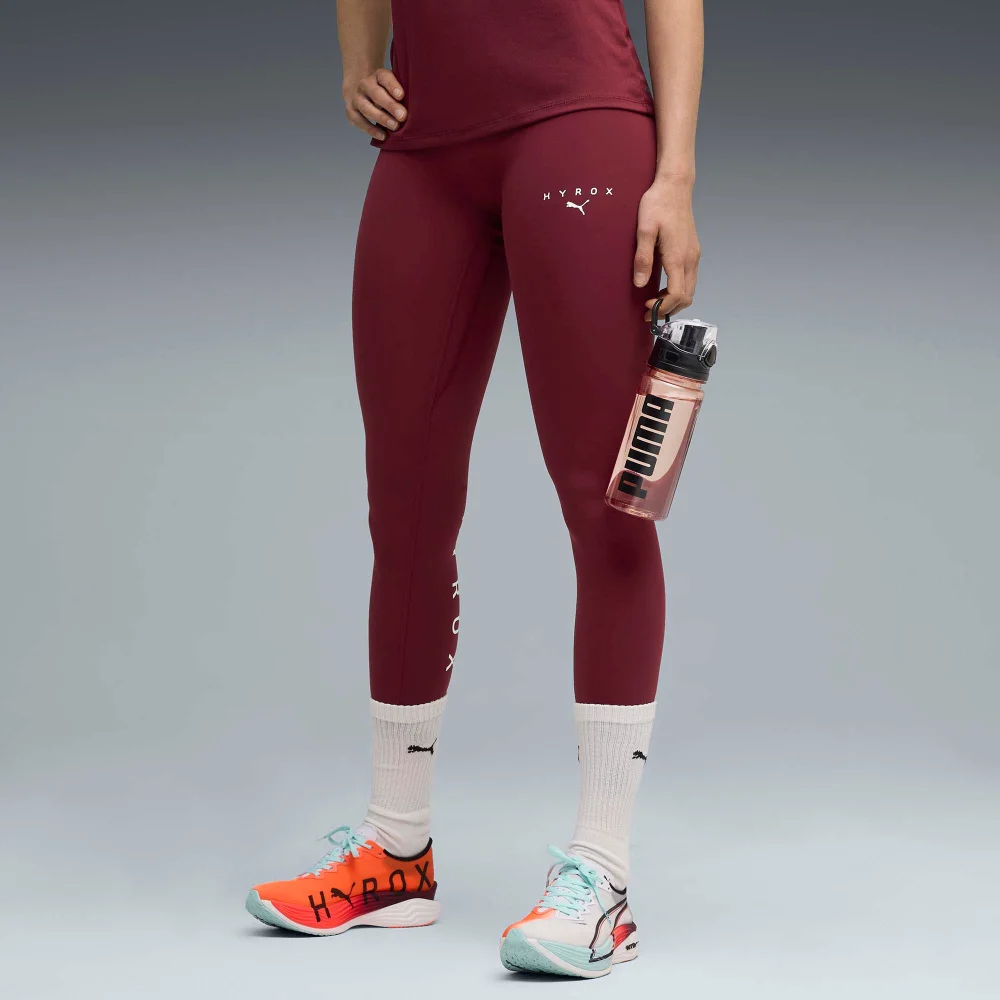 Womens PUMA x HYROX SHAPELUXE 7/8 TIGHT - Red - S Image 1