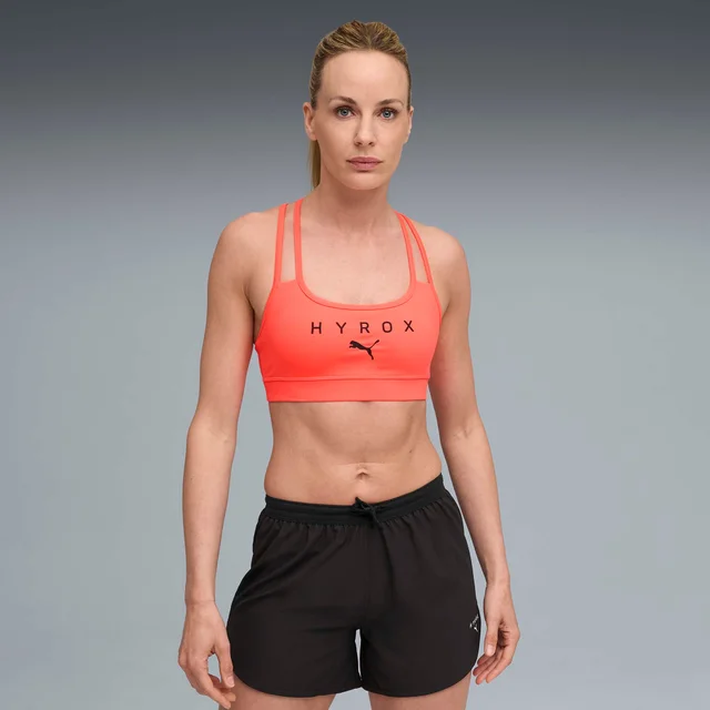 Womens PUMA x HYROX MOVE STRAPPY BRA - Red