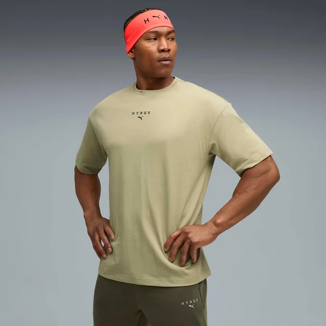 Mens PUMA x HYROX LIFESTYLE TEE - Green