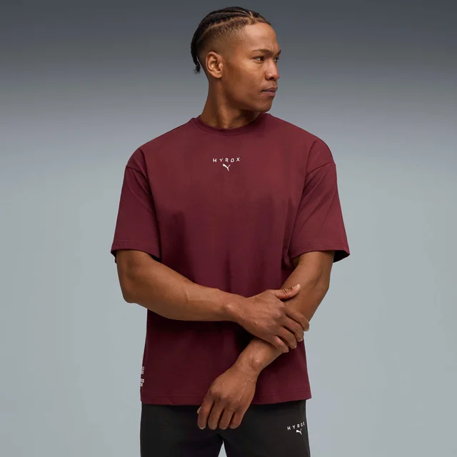 Mens PUMA x HYROX LIFESTYLE TEE - Red