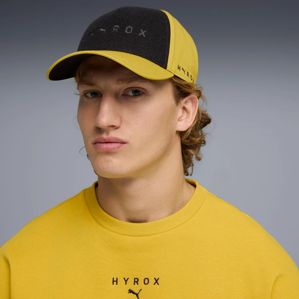 PUMA x HYROX VELCRO BB Cap - yellow Image 1