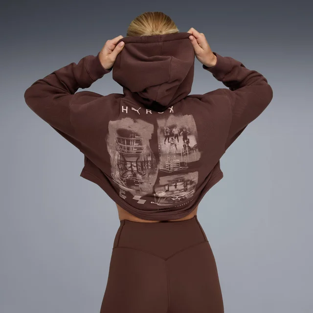 WOMEN'S HEAVYWEIGHT HOODIE - brown
