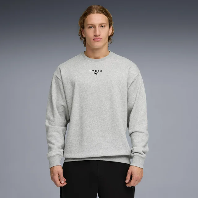 MEN'S HEAVYWEIGHT GRAPHIC CREWNECK - grey