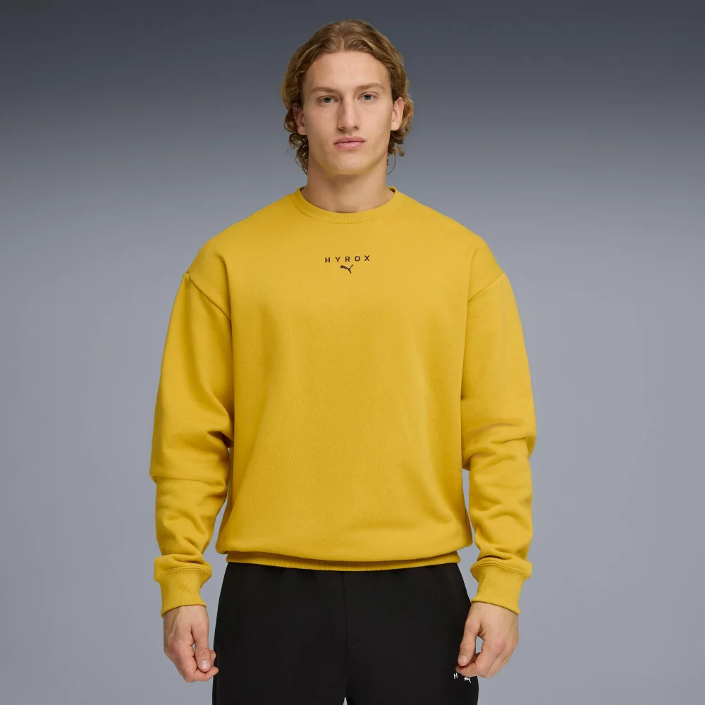 MEN'S HEAVYWEIGHT CREWNECK - yellow - S Image 1
