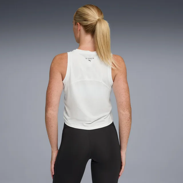 WOMEN'S CLOUDSPUN THERMOADAPT CROP TANK - white