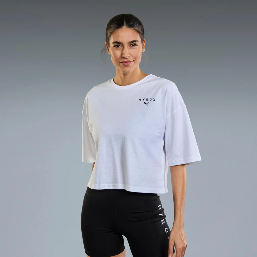 WORLD CROPPED TEE WOMEN'S - white - XS Image 1