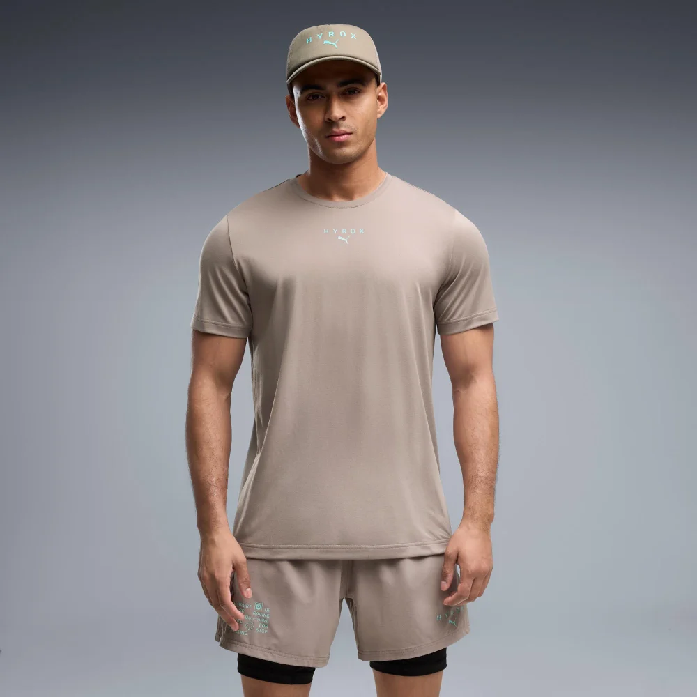 MEN'S POLY GRAPHIC TEE - grey - XS Image 1