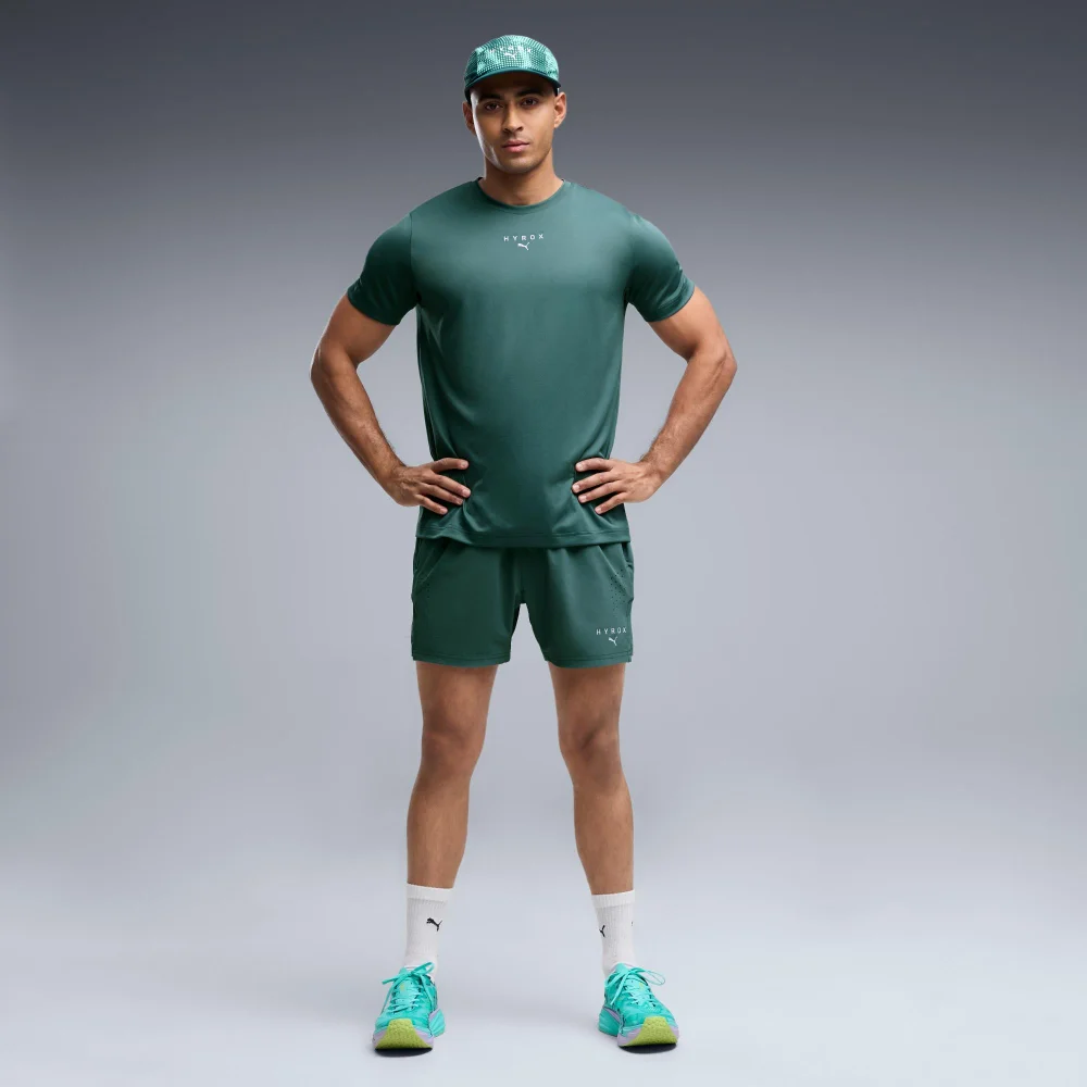 MEN'S PWRMODE 5" SHORT - green - XXS Image 1