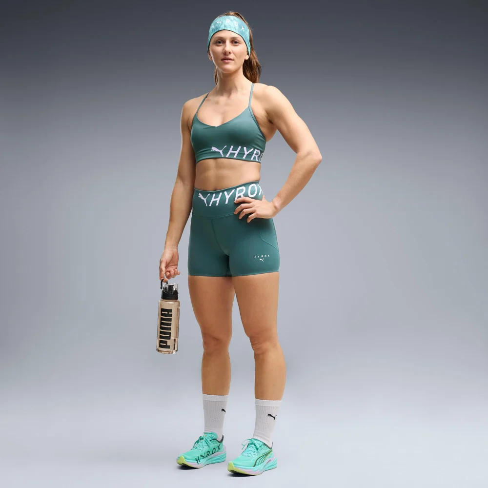 WOMEN'S PWRMODE 4" SHORT TIGHT - green - XXS Image 1