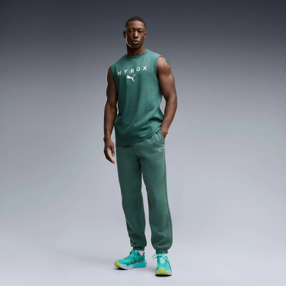 UNISEX FLEECE SWEATPANT - green - S Image 1