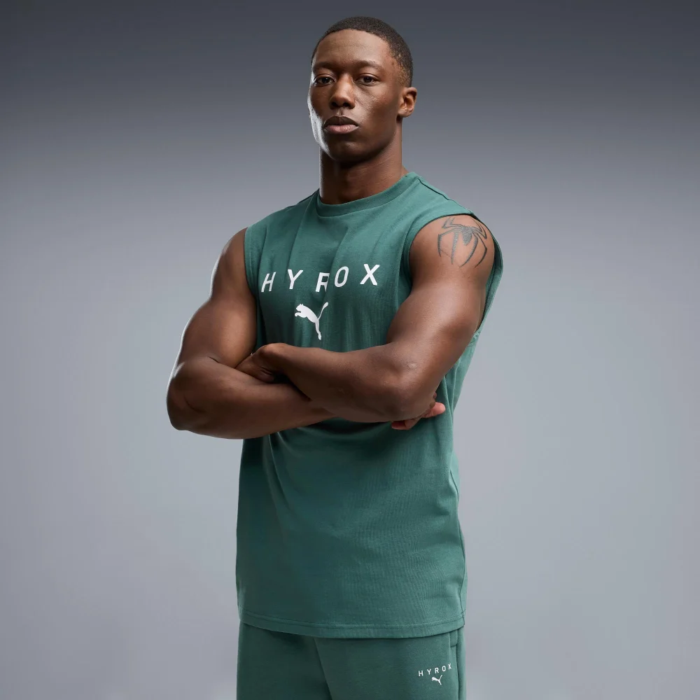 UNISEX CUTOFF TANK - green - S Image 1