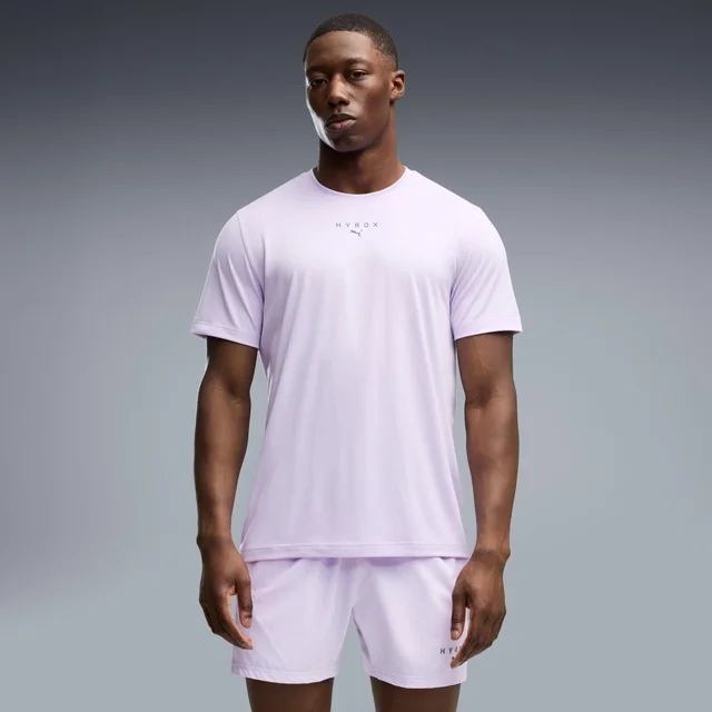 MEN'S POLY GRAPHIC TEE - purple