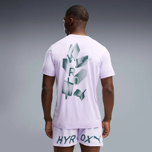 MEN'S POLY GRAPHIC TEE - purple